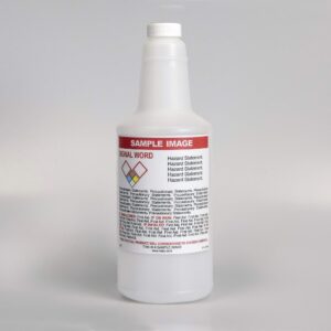 Pre-Labeled GHS Spray Bottles - Methanol - 32 oz (Supplied Empty)