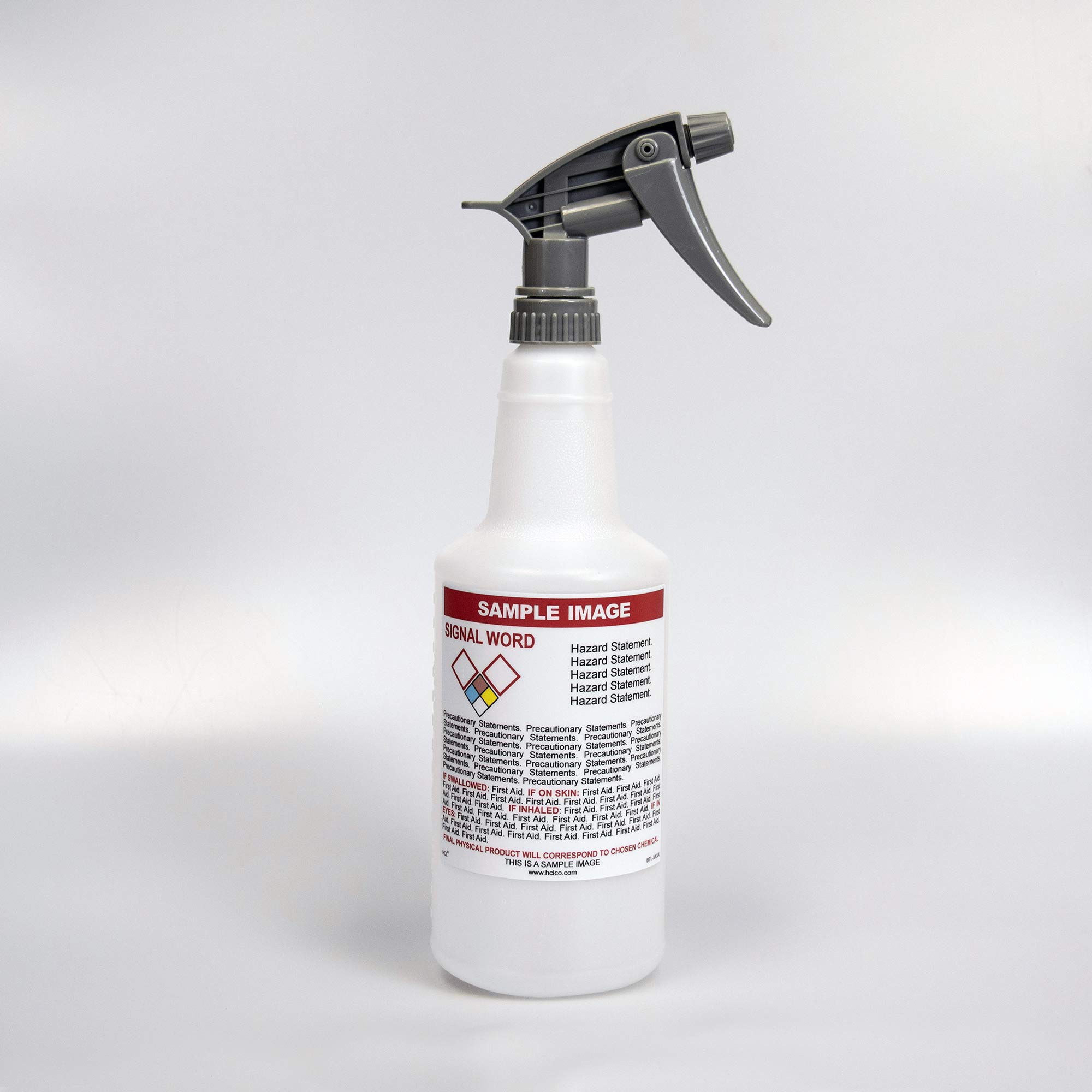 Pre-Labeled GHS Spray Bottles - Methanol - 32 oz (Supplied Empty)