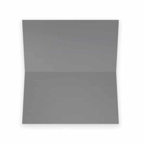 Black and Gray Place Cards - FLAT or TENT Style - 10 or 50 PACK - White Blank Front with Border - Placement Table Name Seating Stationery Party Supplies - Occasion or Dinner Event (10, TENT STYLE)