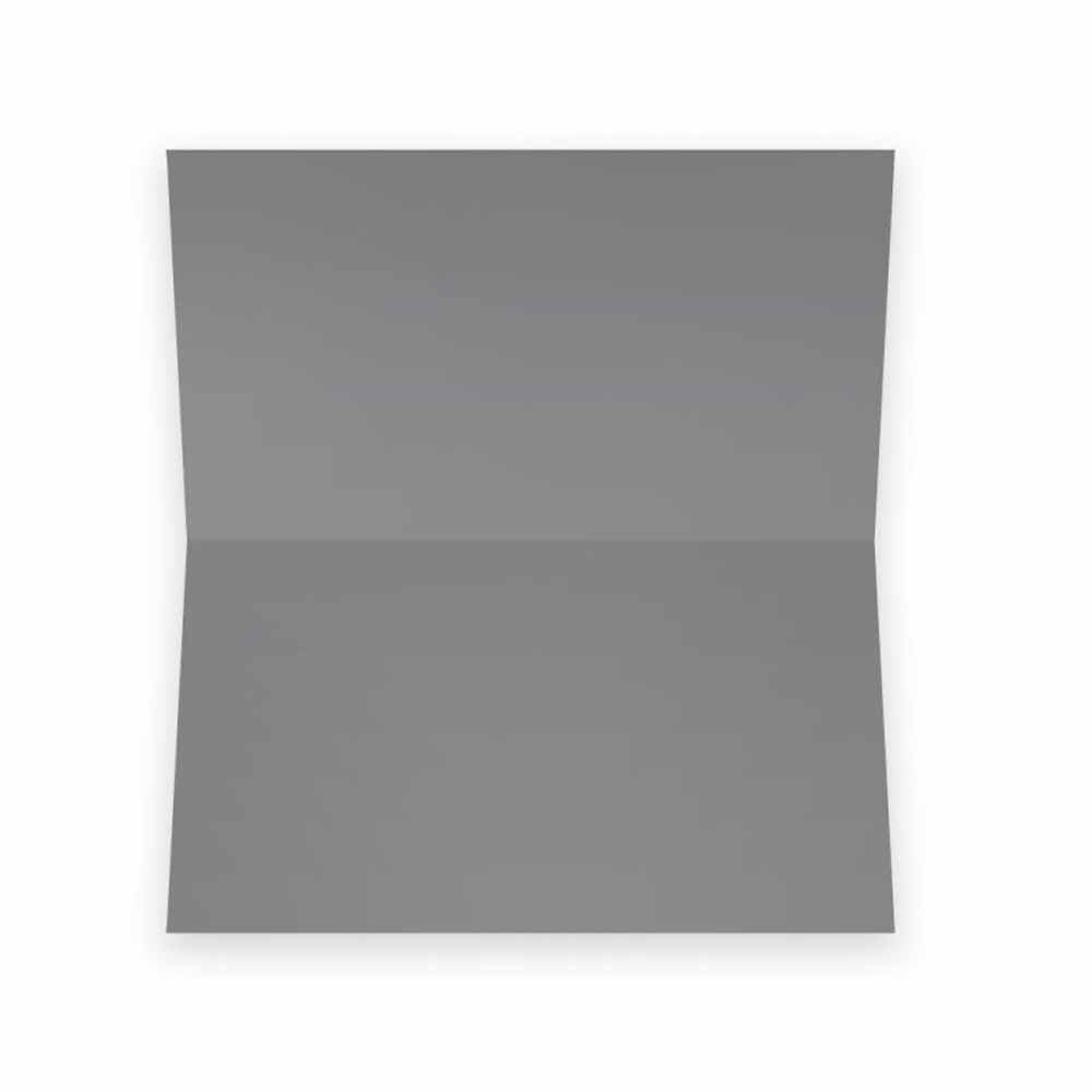 Black and Gray Place Cards - FLAT or TENT Style - 10 or 50 PACK - White Blank Front with Border - Placement Table Name Seating Stationery Party Supplies - Occasion or Dinner Event (10, TENT STYLE)