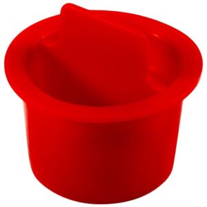 Caplugs CPT-9 CPT Series – Plastic Center Pull-Tab Tapered Plug, 1000 Pack, Red LD-PE, Flange OD 0.94" x Plug ID 0.788" Hole Protection, Leak Prevention, Masking, Painting, Powder Coating (99191144)