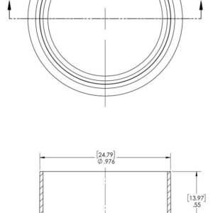 Caplugs CEP-16 CEP Series – Plastic Conductive Plug for Threaded Non-Threaded Connectors, 500 Pack, Black EVA, Nominal Thread Size 1"-20 Mechanical Protection, Electrical Shields, Low Resistance