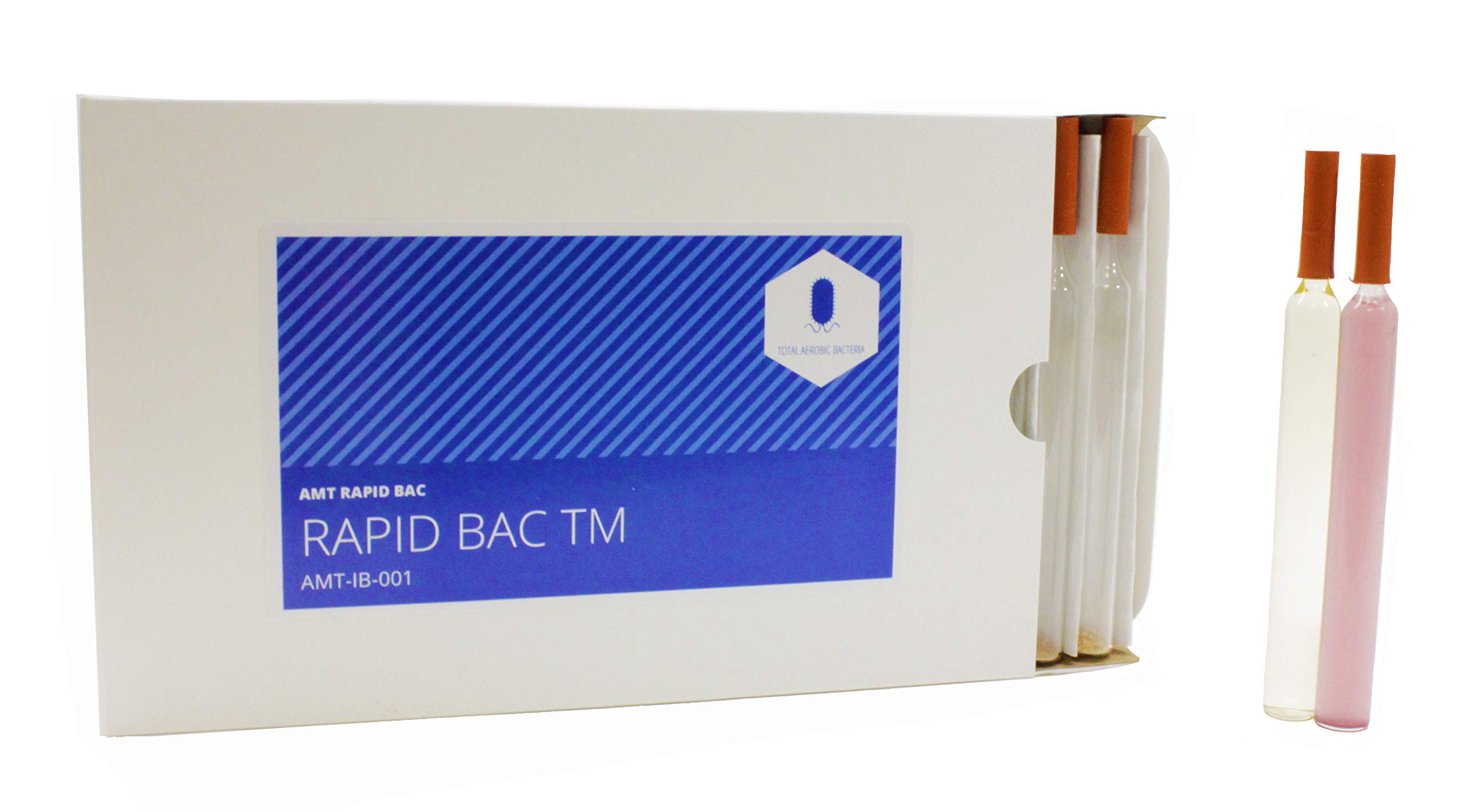 AMT Rapid Bacteria Test for Total Viable Bacteria, (7ML, Pack of 30)