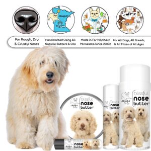 The Blissful Dog Goldendoodle Nose Butter, Versatile Dog Nose Balm for Dry Nose, Handcrafted Nose Moisturizer, Easy-to-Apply Dog Essentials, Unscented, 2 oz.