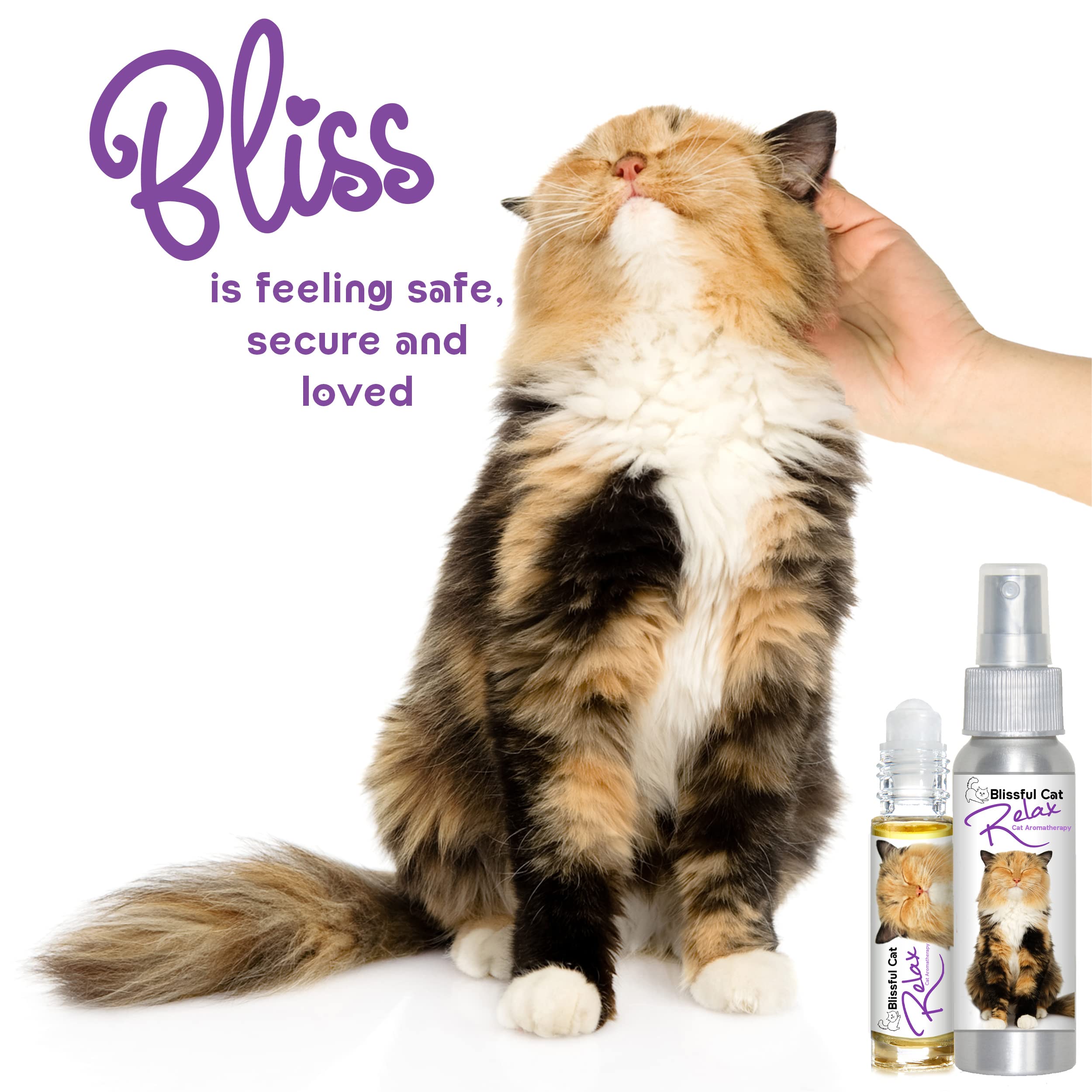 The Blissful Cat Relax Aromatherapy Roll On for Your Cat's Anxiety, 0.45-Ounce