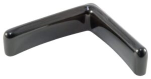 caplugs 99190639 plastic angle cap to cover metal 90 degree angle frame corners. vac-1500x1500-8, vinyl, angle frame size 1.500" metal thickness .125" height .500", black (pack of 180)