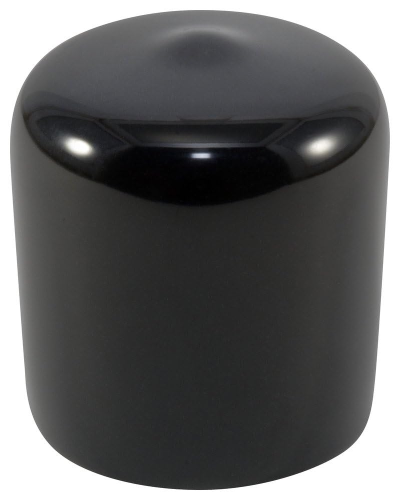 Caplugs VC2875-16 VC Series – Round Vinyl Cap, 10 Pack, Black Plastic, 2.875" W x 1.000" L Protective Closures, Thread Protectors, Dust and Moisture Seals, Masking, Plating, Color Coding (99391997)