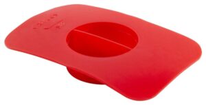 caplugs 99191876 plastic covers for split-flange connections. sfp-24, pe-ld, to fit sae 3000 lbs. 4 bolt hydraulic flanges. flange dash -24 flange size 1 1/2", red (pack of 100)