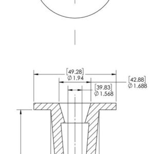 Caplugs T-18X T Series – Plastic Tapered Cap and Plug, 200 Pack, Red LD-PE, Cap OD 1.568" x Plug ID 1.75" Protective Closures, Dust and Moisture Seals, MIL Spec, SAE Fittings, Hydraulic, EZ Remove