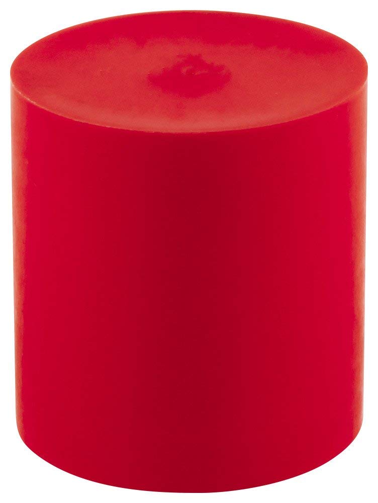 Caplugs SC-428 SC Series – Plastic Sleeve Cap for Tube Ends, 10 Pack, Red LD-PE, 1.375" W x 1.50" L Threaded and Non-Threaded Tubing, Rods, Masking, Painting, Plating, Grit-Blasting (Z428Q2)