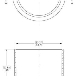 Caplugs 99394729 Plastic Cap for Threaded Connectors. RC-21, PE-LD, to Cap Thread Size 1-5/16 Cap ID 1.31" Length 0.90", Red (Pack of 40)