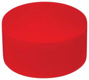 caplugs 99394802 plastic sleeve cap for tube ends. sc-3 1/2, pe-ld, cap id 3.500" length 1.38", red (pack of 10)