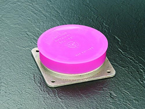 Caplugs 99190953 Plastic Static Dissipative Cap for Threaded Connectors SEC-28, PE-LD, to Cap Nominal Thread Size 1-3/4", Red (Pack of 200)