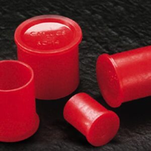 Caplugs 99394729 Plastic Cap for Threaded Connectors. RC-21, PE-LD, to Cap Thread Size 1-5/16 Cap ID 1.31" Length 0.90", Red (Pack of 40)