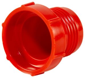 caplugs pd-100 pd series – plastic threaded plug for flared jic fittings, 500 pack, red ld-pe, thread size 7/8"-14 open end protection, leak prevention, automotive, hydraulic systems (99191185)