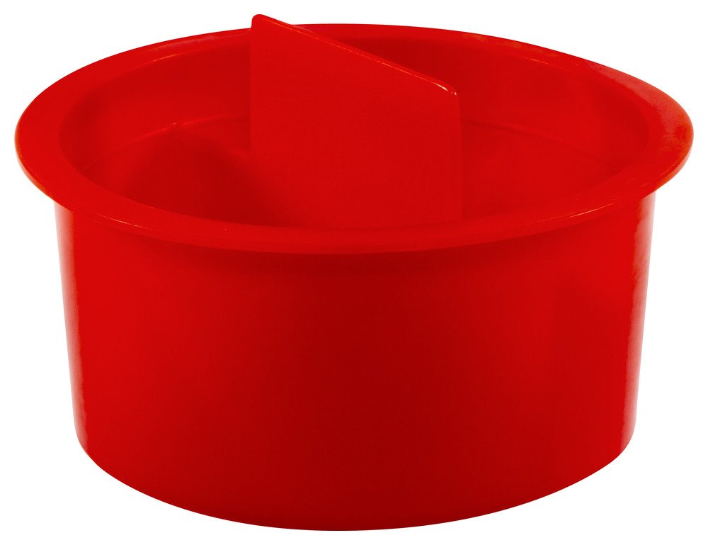 Caplugs ZCPT17Q1 Plastic Center Pull Tab Tapered Plug. CPT-17, PE-LD, Cap OD 1.75" Plug ID 1.601", Red (Pack of 20)