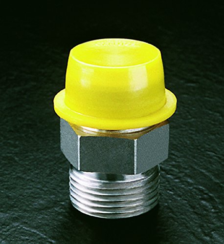 Caplugs 99394887 Plastic Tapered Cap and Plug with Wide Thick Flange WW-21, PE-LD, Cap OD 1.857" Plug ID 2.048", Yellow (Pack of 40)