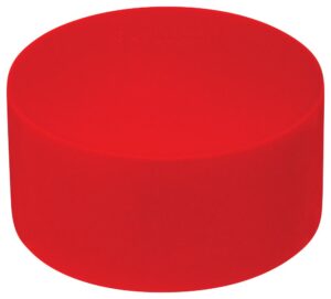 caplugs 99394792 plastic sleeve cap for tube ends. sc-2 1/8, pe-ld, cap id 2.125" length 1.00", red (pack of 20)