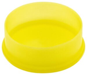 caplugs qe281ao1 plastic utility plug. to fit thread size 2-1/4" e-28, pe-ld, to fit thread size 2-1/4", yellow (pack of 100)