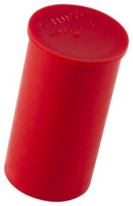 caplugs 99191511 plastic long-threaded connector cap rcl-10, pe-ld, to cap thread size 7/8 cap id .861" length 1.70", red (pack of 500)