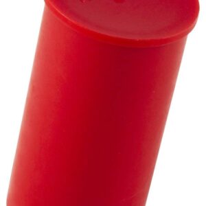 Caplugs 99191511 Plastic Long-Threaded Connector Cap RCL-10, PE-LD, to Cap Thread Size 7/8 Cap ID .861" Length 1.70", Red (Pack of 500)