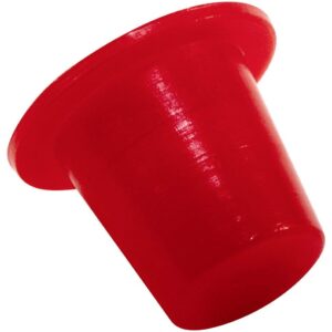 Caplugs T-2X T Series – Plastic Tapered Cap and Plug, 1000 Pack, Red LD-PE, Cap OD 0.267" x Plug ID 0.396" Protective Closures, Dust and Moisture Seals, MIL Spec, SAE Fittings, Hydraulic, EZ Remove