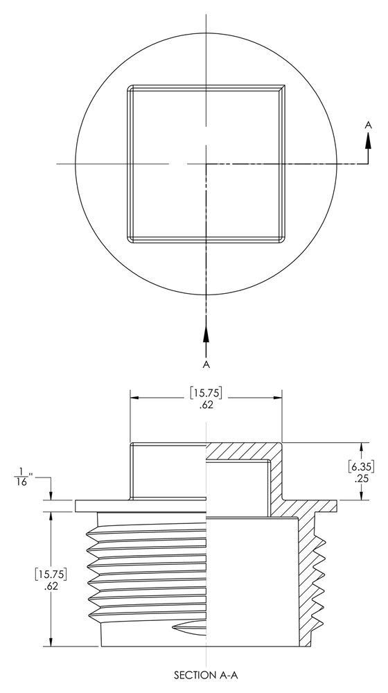 Caplugs P-68H P Series – Plastic Threaded Plug for NPT/NPS Pipe Fittings, 200 Pack, Red HD-PE, Thread Size NPT 3/4" Tapered & Straight, Temporary Seals, Thread Protection, Leak Prevention (99191158)