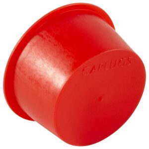 caplugs t-15 t series – plastic tapered cap and plug, 100 pack, red ld-pe, cap od 1.161" x plug id 1.355" protective closures, dust and moisture seals, mil spec, sae fittings, hydraulic (99394297)