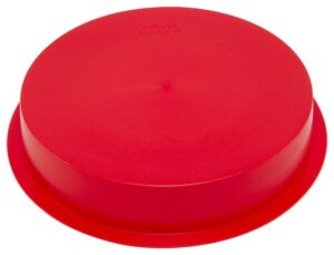 caplugs z4061ak1 plastic tapered cap and plug. t-406, pe-ld, cap od 4.134" plug id 4.459", red (pack of 8)