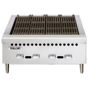 vulcan vcrb25 restaurant series gas radiant charbroiler - 25-1/4"w