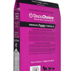 Doc's Choice Premium Chicken Puppy Food - Great for Puppies, Pregnant and. Nursing Dogs, Veterinarian Developed, No Fillers/Artificial Ingredients, Made in The USA