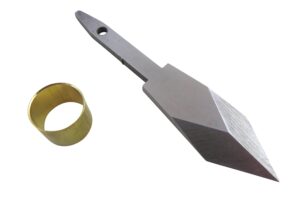 narex 822391 marking striking knife kit with dual double bevel mn-v blade hardened to hrc 61 and brass ferrule 822391