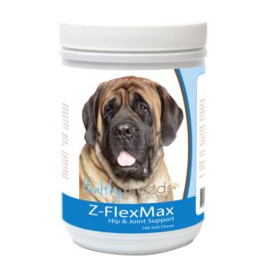 healthy breeds mastiff z-flex max dog hip and joint support 180 count