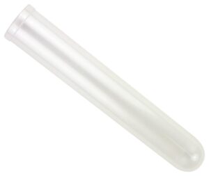 caplugs evergreen 214-2380-030 tt series - general purpose test tubes, round bottom, pack of 1000, polypropylene, 17 x 100 mm, 16 ml, organic solvents & strong non-oxidizing acids, non-sterile