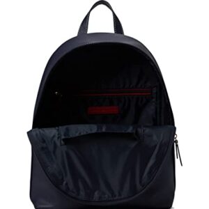 Tommy Hilfiger Ricky II Flap Backpack Embossed Tommy Neoprene Black One Size