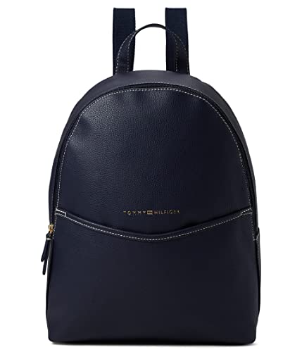 Tommy Hilfiger Ricky II Flap Backpack Embossed Tommy Neoprene Black One Size