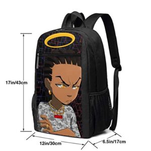 The Boondocks Laptop Backpack Travel Accessories Daypack For Men Women,School College Book Bag With Computer & Notebook Compartment For Business Hiking Traveling