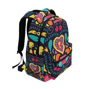 Eyanle Heart Backpack for School Cute Bookbag for Girls Boys Teens Kids Casual Elementary School Travel